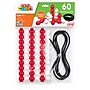 Junior Learning Bead Cubes and Laces, 61 Pieces/Pack (JRLMC115)~#|#~DE321410-3289-43A5-A5D9D78C271EE7D6_sc7