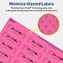 Avery Laser/Inkjet Rectangle Multipurpose Labels, 0.75" x 2.25", Bright Pink, 2400/Box (94216)~#|#~DE32AB36-ECBC-4029-A59BEC787089DFF0_sc7