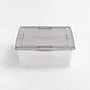 Iris 28 Quart Snap Top Snap Closure Storage Bin,Clear, 6/Pack (500157)~#|#~DE349DE6-D23D-4164-B3736A92E52704D2_sc7