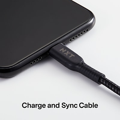 NXT Technologies Braided Lightning to USB Cable - Thumbnail 4