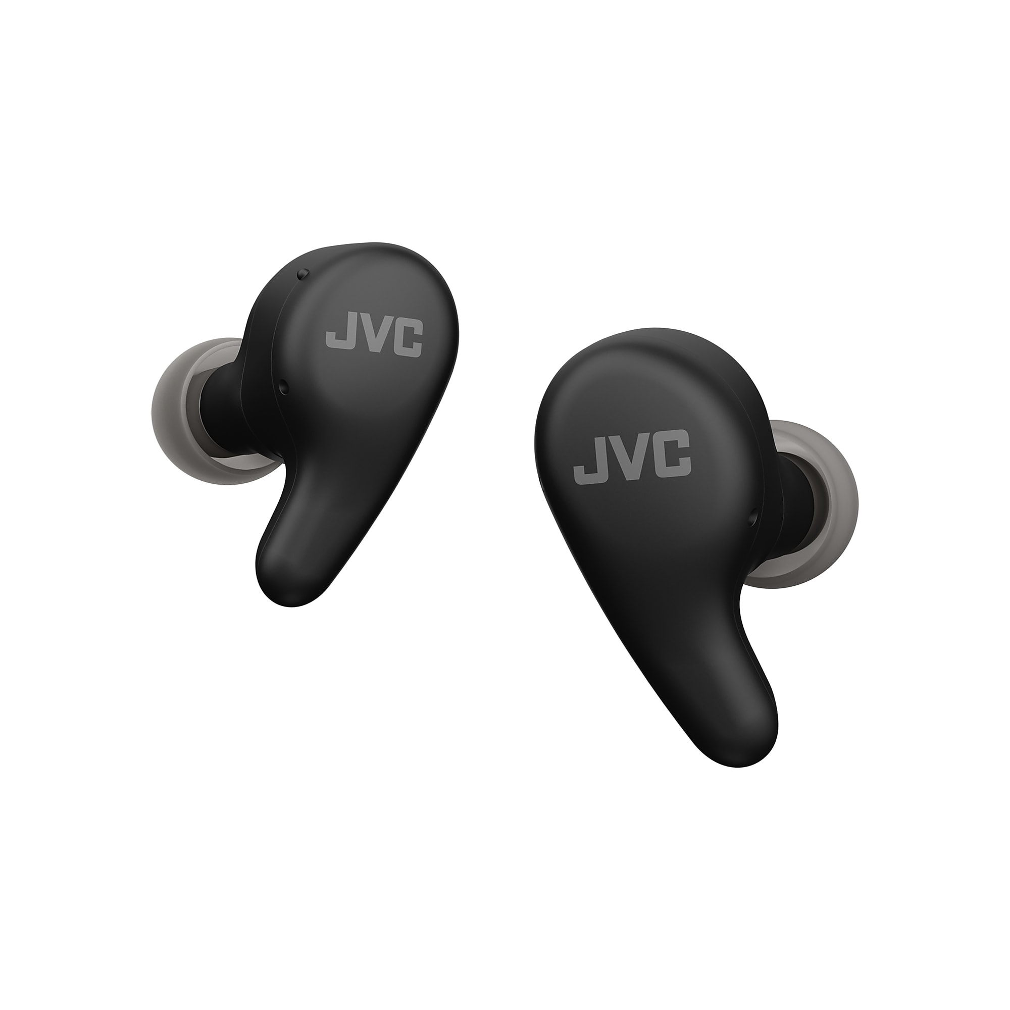 JVC Gumy Premium True Wireless Bluetooth Active Noise Canceling Earbuds with Microphone & Charging Case, Black (HAA23T) Sansujyuku sansujyuku.com