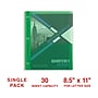 Staples 2-Pocket Plastic Presentation Folder with Fasteners, Green (ST26388-CC)~#|#~DE3A663A-6D4B-4F22-8D8550C9E819EF5A_sc7