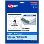 Avery Hexagon Integrated Cards, Glossy White, 100/Pack (19479399114)~#|#~DE442684-4642-4A6B-8DB41BA0FA35C35B_sc7