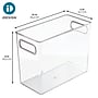 iDESIGN Plastic Pantry Bin, Clear, 4/Set (29402M4)~#|#~DE457B18-7FED-4C19-A858A7ABB53AADBF_sc7