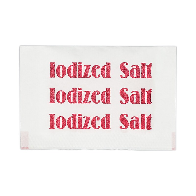 Office Snax Iodized Salt Packets, 0.75 g Packet, 3000/Box (OFX15261) image 1