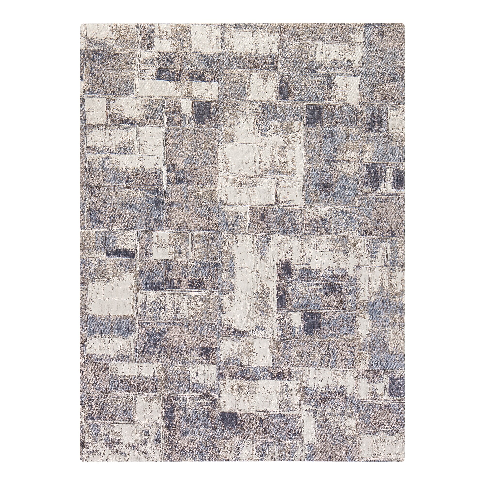 Anji Mountain Rug’d Aarhus Carpet & Hard Floor Chair Mat, 36″ x 48”, Gray/White (AMB9007) Sansujyuku sansujyuku.com
