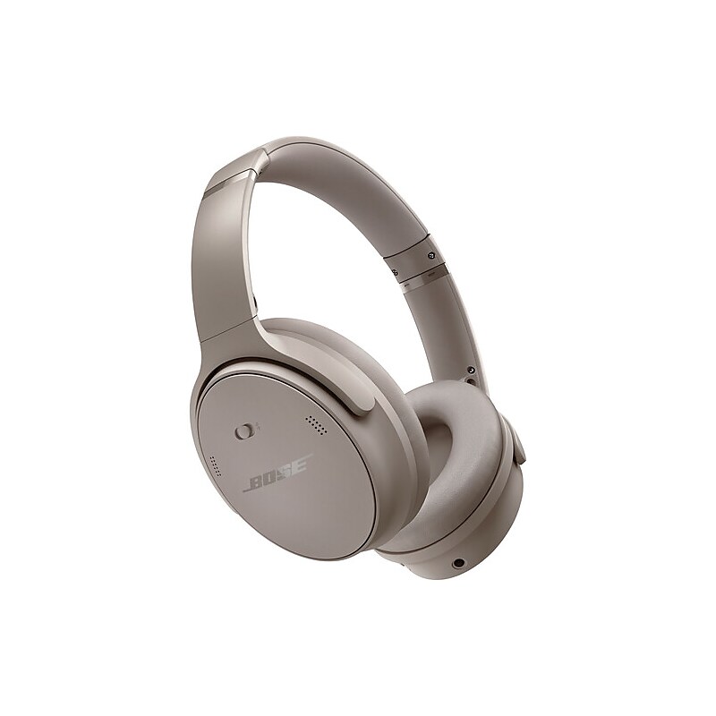 Bose QuietComfort Wireless Noise Canceling Over-Ear Headphones, Bluetooth, Sandstone (884367-1100) image 1