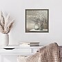 Amanti Art Pussy Willow Still Life Gray Pots Crop by Julia Purinton Framed Canvas Wall Art Print, 16" x 16" (A42674079000)~#|#~DE54B48F-FD9D-4F0E-8BD2C8755C3A315C_sc7