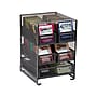 Mind Reader Metal 5-Compartment Tea Bag Organizer, 120 Tea Bag Capacity, Black (MMTDR5-BLK)~#|#~DE57BBAE-3969-49CA-8150C0E91D20CED2_sc7