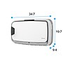Fellowes Array AW2 True HEPA Hardwired Wall Mounted Air Purifier, White (5885101)~#|#~DE5A2192-7758-4CAF-866B8784F539B627_sc7
