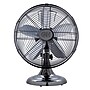 Good Housekeeping 12" Retro Table Fan 10-inch 3-Speed Oscillating Desk Fan, Midnight Chrome (92612)~#|#~DE5DD3E9-3ECF-4793-8047A9A313BC0406_sc7