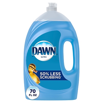Dawn Ultra Dish Soap Liquid, Dishwashing Liquid, Grease Removal, Original, 70oz