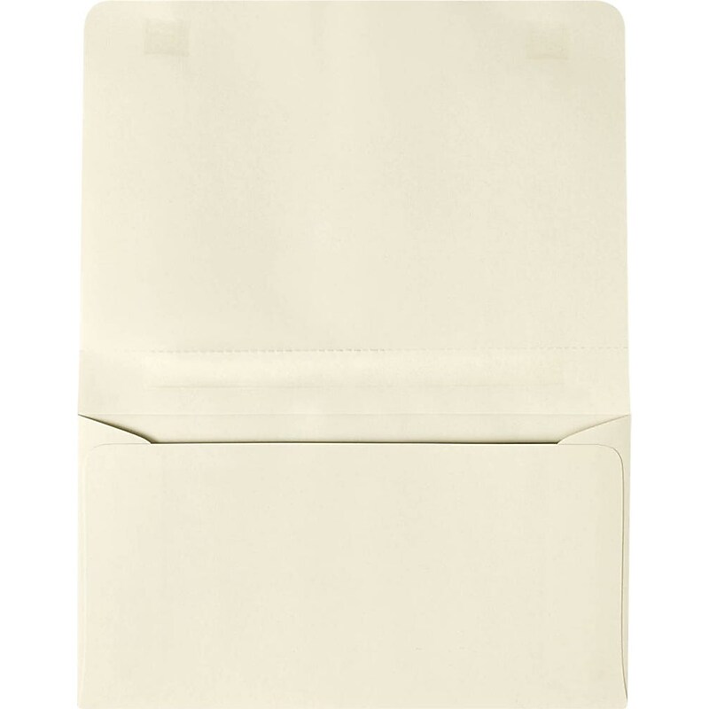 JAM Paper #6 Booklet Envelopes, 4 1/4" x 6 1/4", Cream, 50/Pack (R3867-50) image 1
