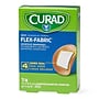 Curad Flex-Fabric 7/8" Fabric Spot Adhesive Bandages, Natural, 100 Bandages/Box, 12 Boxes/Carton (NON25502)~#|#~de665116-1233-439f-b8420fe995ea72e1_sc7