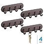 iDESIGN Wall Rack, Bronze, ABS, 4/Pack (28100M4)~#|#~DE67AC74-BA26-48E4-A8D2A6EFE6586792_sc7