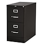 Staples 2-Drawer Vertical File Cabinet, Locking, Letter, Black, 26.5"D (28882D)~#|#~DE6B9CE1-0E11-4E6B-AB0B8982001316A4_sc7