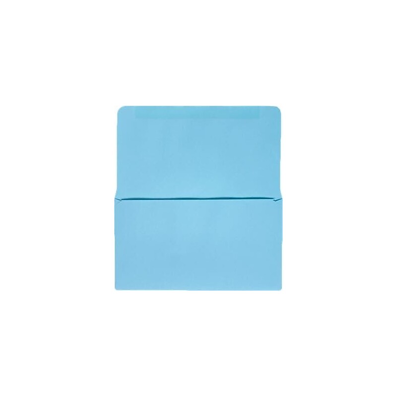 JAM Paper #6 3/4 Booklet Envelopes, 3 5/8" x 6 1/2", Pastel Blue, 50/Pack (R0267-50) image 1