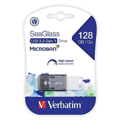 Verbatim SeaGlass 128GB USB 3.2 Type A Flash Drive - Thumbnail 3