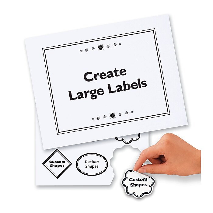 Avery Laser ID Labels, 8-1/2