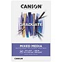 Canson Graduate 5.5" x 8.5" Mixed Media Pad, 20 Sheets/Book, 3/Bundle (MCX525008007-3)~#|#~DE784A46-DEE3-4AEF-97147E8ACBC6CFB4_sc7