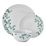 Studio Nova Porcelain Dinnerware Set, Gray Moonlit Leaves, 12 Piece~#|#~DE80821D-0217-44FD-8D57ED56C88BBF92_sc7