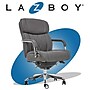 La-Z-Boy Sutherland Ergonomic Faux Leather Swivel Computer and Desk Chair, Gray (CHR10048B)~#|#~DE836A8C-E751-436C-B542CC918801B3BC_sc7