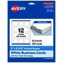 Avery Arched Square Business Cards, Matte White, 100/Pack (19479398882)~#|#~DE87B2F7-D82E-4E5F-BFFD395C212649D7_sc7