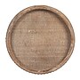 Storied Home Whitewashed Round Decorative Wood Tray (DF0223)~#|#~DE895D4D-FA89-4B5F-9E5B79FDCFA0B89F_sc7