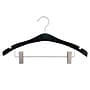 Nahanco 17" Wood Signature Suit Hanger, Low Gloss Black, 100/Pack (30217RC)~#|#~DE8EAFC9-9A08-41B9-B89CD6A84642DE3A_sc7