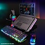Enhance Voltaic 2 Adjustable Laptop Cooling Pad Stand with 6 Fans, 2 USB Ports, RGB Lighting (ENVOC62100CLWS)~#|#~DE9020AF-2AEE-4706-B19D9EF11598F5D0_sc7