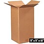 9" x 9" x 18" Shipping Boxes, 32 ECT, Brown, 25/Bundle (9918)~#|#~DE95F16B-F29D-43CF-9CC160964BCB4FEC_sc7
