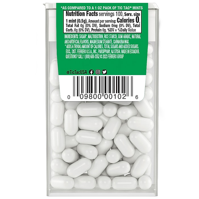 Tic Tac Freshmints, 12 Packs/Box (FEU00384) | Staples