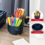 Staples 5-Compartment Rotating Plastic Desk Organizer, Navy Blue (ST63867)~#|#~DE99E689-5D08-4A49-8DFB4E875ADF1EFF_sc7