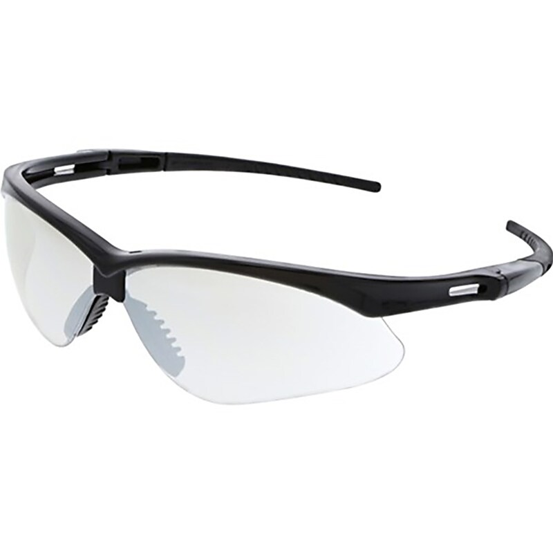 MCR Safety Memphis Safety Glasses, Wraparound, Clear Mirror Lens (MP119) image 1