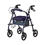 Medline Basic Steel Folding Rollator, Universal, Navy (MDS868SKNM) ~#|#~DE9FE2AF-92A7-4661-81D3A84A05019FCD_sc7