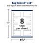 Avery 2" x 3"  Blank Price & Merchandise Tags, White, 200/Carton (95270-GWT25)~#|#~DEA15261-2071-4CB9-89EFB5EEB3C97A99_sc7