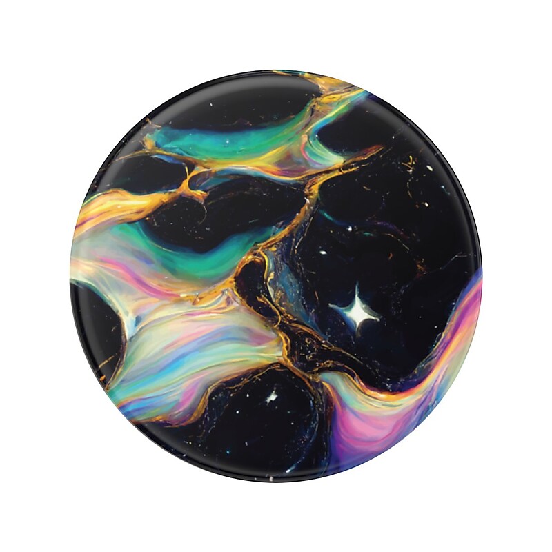 PopSockets PopGrip Universal Cell Phone Grip, Electric Oil Slick (806710) image 1