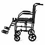 Medline Ultralight Transport Wheelchair, Fixed Desk Length, Black (MDS808200F3BK)~#|#~DEA521C6-08FE-4B0B-886649A5A51BF5A1_sc7