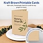 Avery Matte General Use Blank Cards, Kraft Brown, 50/Box (95352)~#|#~DEA73B81-271B-456B-860ED771F0133BC9_sc7