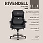 Elle Decor Rivendell AIR Lumbar Ergonomic Vegan Leather Swivel Executive Chair, Black (60124-BLK)~#|#~DEA7F929-C609-4C80-85BD3C680EEAF57D_sc7