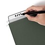 Smead Protab 100% Recycled Hanging File Folder, 3-Tab, Letter, Standard Green, 20/Box (64195)~#|#~DEABBEF2-D2E0-4096-9B8F8C77E30E7D9C_sc7