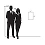 Azar Sign Holder, 11" x 17", Vertical, Wall Mounted, Clear Acrylic, 2/Pack (129932-2PK)~#|#~DEABF6DF-5F66-4B31-8EA46E8E5429AFBB_sc7