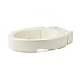 Medline Guardian Elongated Raised Toilet Seat, 3.5" H, 400 lb. Capacity, White (G4-300LRX1)~#|#~DEB380F7-5566-40D0-95AF6A49C216DD44_sc7