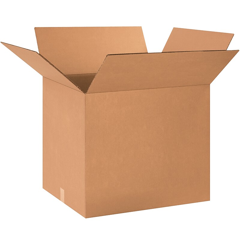 24" x 20" x 20" Heavy Duty Shipping Boxes, 48 ECT, 90/Pallet (HD242020DWPL) image 1
