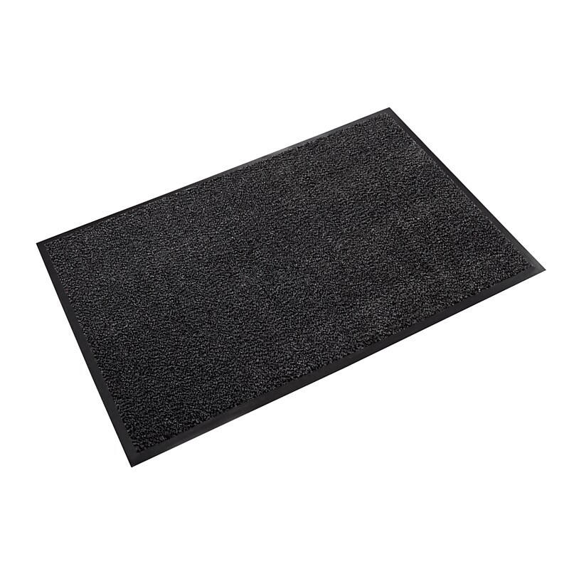 Crown Mats Dust-Star Microfiber Wiper Floor Mat, 4' x 6', Charcoal (CWNDS0046CH) image 1
