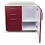 Viva Comfort 36.32'' H x 36" L Exam Room Medical Cabinet, 1-Door, 3-Drawers, Claret (902BASE36NSCL)~#|#~DEBA3544-725A-448B-8C2AAF02AF14DC9B_sc7