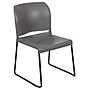 Flash Furniture HERCULES Series Plastic Contoured Stacking Chair, Gray/Black (RUT238AGY)~#|#~DEC6A208-E2C7-4AD4-9167F4CE696E35C2_sc7