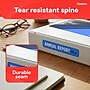 Staples 5" 3-Ring View Binder, D-Ring, White (55416/26360)~#|#~DEC77A01-5333-40A0-9C2FCD620135E68F_sc7