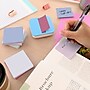 Staples Pop-up Sticky Notes, 3" x 3", Ocean Mist Collection, 100 Sheets/Pad, 18 Pads/Pack (ST62873)~#|#~DEC8B60A-F11B-47DB-90AD2246E7918C93_sc7