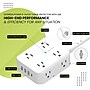 Power by GoGreen 8-Outlet 4-USB Port Surge Protector, 3', 900 Joules, White (GG-833A1C)~#|#~DECC3717-9ED1-45D9-AED3ECA5111C42A1_sc7